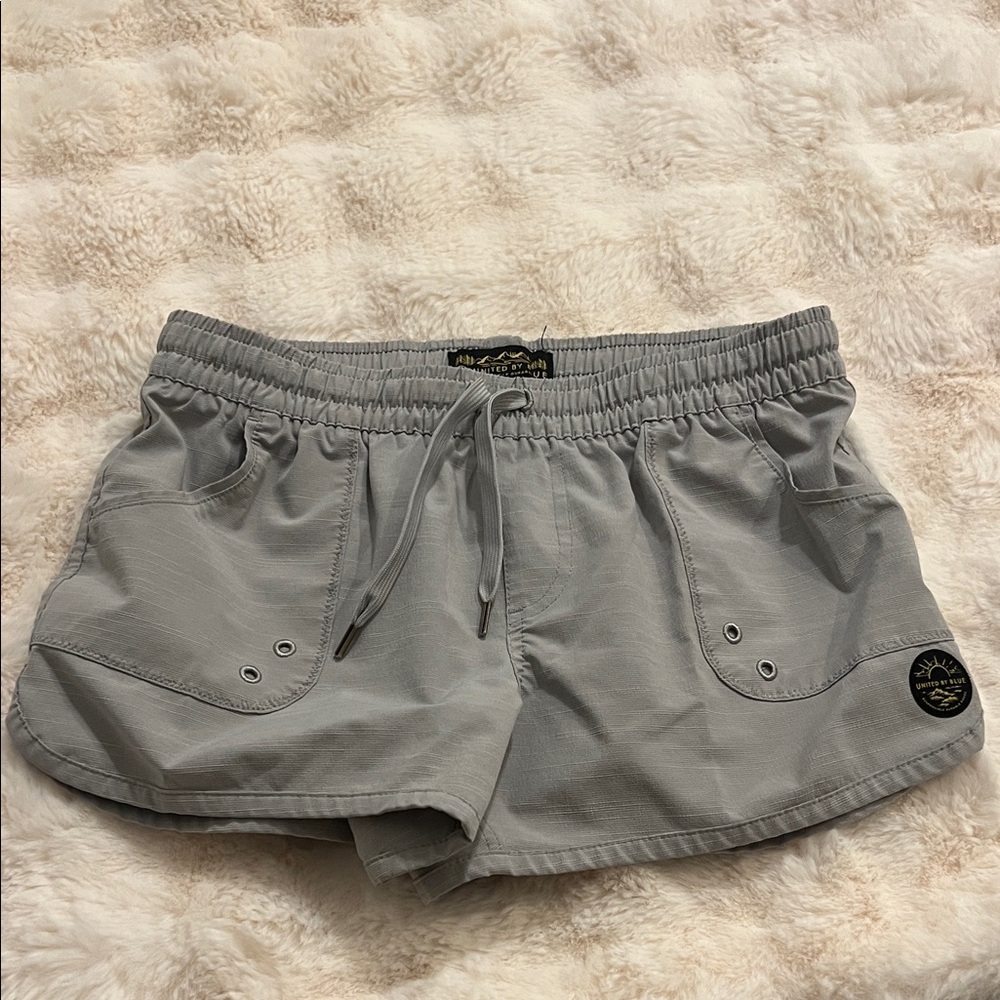 United By Blue Light Gray Athletic Shorts